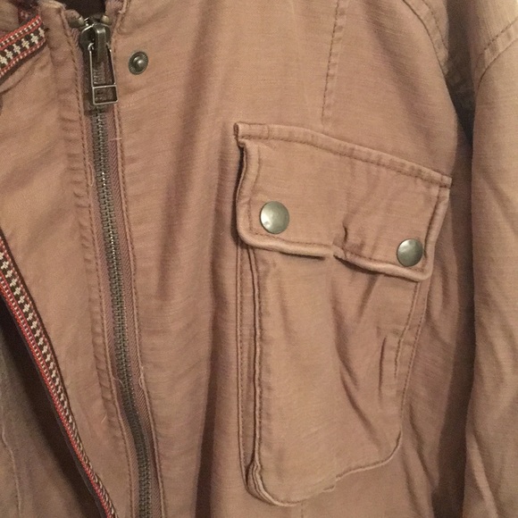 Free Oeople Flight Line Bomber Jacket M NWT - Picture 7 of 11